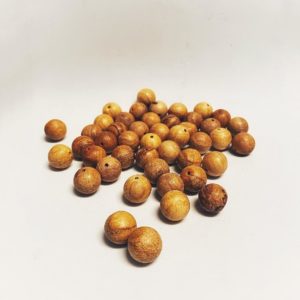 Круглые бусинки из Пало Санто(palo santo round beads) 14мм купить в Москве