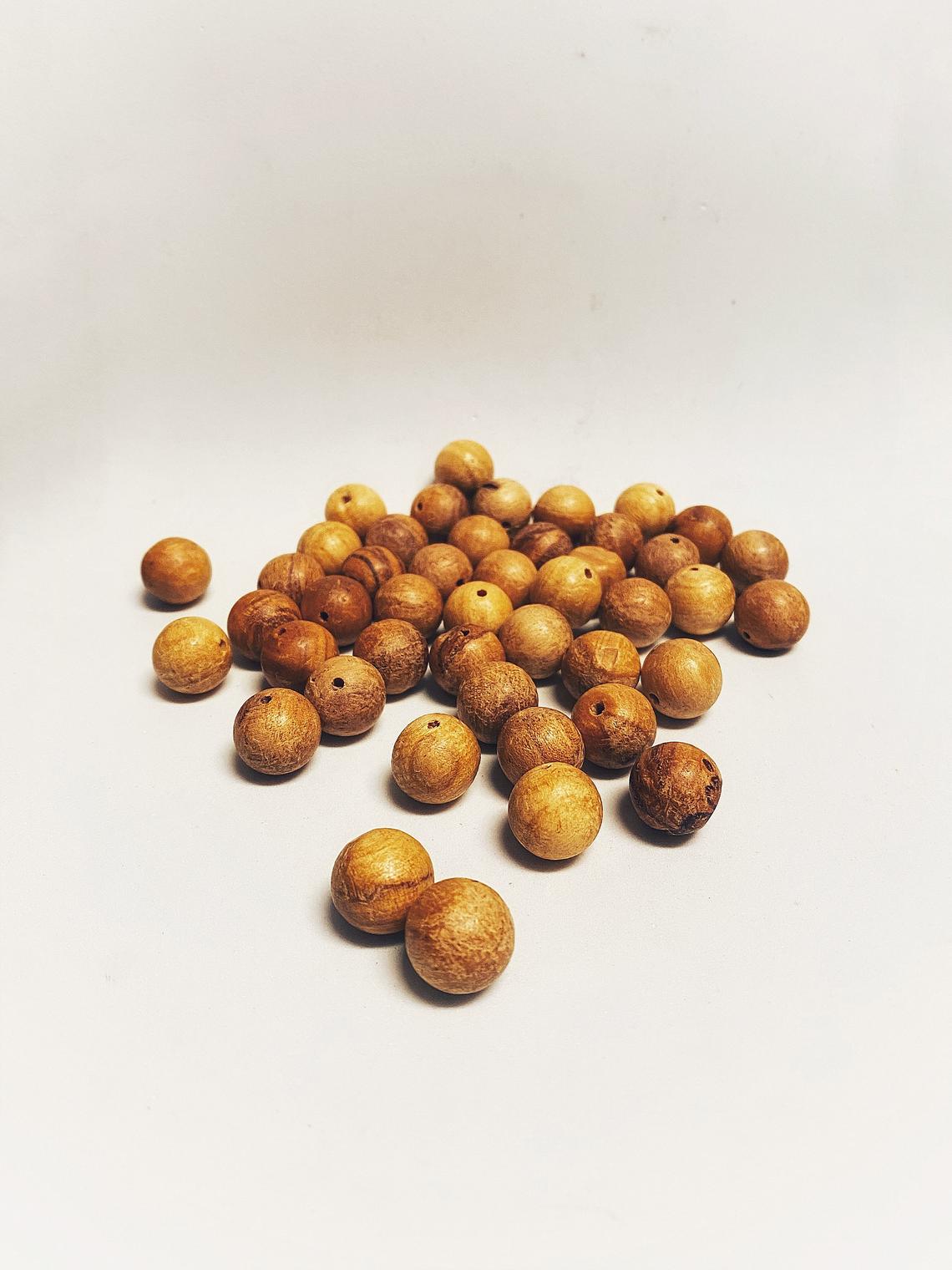 бусинки из пало санто 14мм Круглые бусинки из Пало Санто(palo santo round beads) 14мм купить в Москве